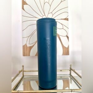 Starbucks Tumbler Matte Dark Blue Eco-Friendly 100 Recycled Plastic 16oz